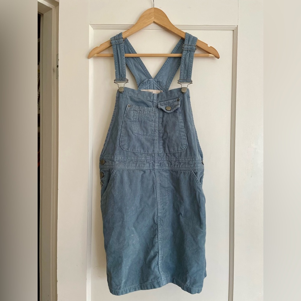 ASOS Blue Corduroy Mini Dress